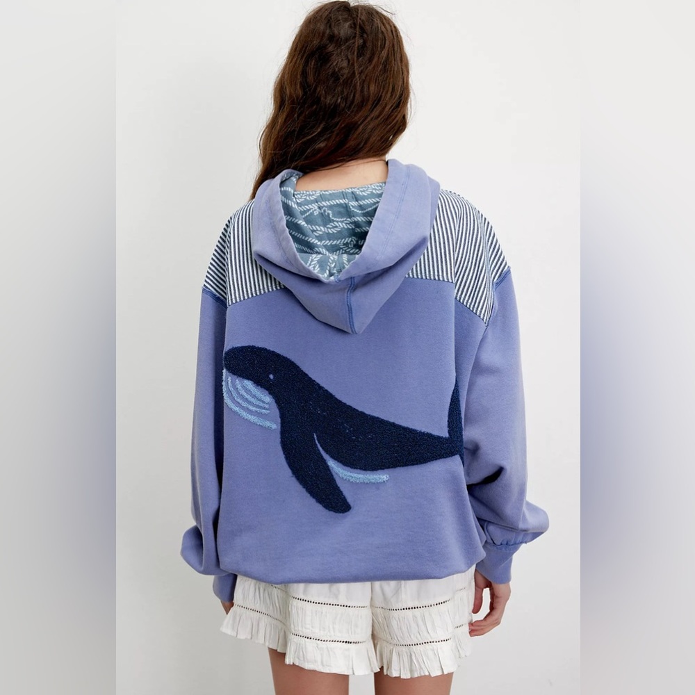 Free People Out to Sea Pullover Hoodie- Sold out!